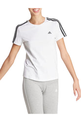 T-shirt Essentials Slim 3-Stripes Blanc