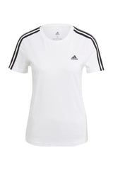 T-shirt Essentials Slim 3-Stripes Blanc