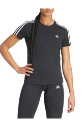 T-shirt Essentials Slim 3-Stripes Noir