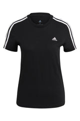 T-shirt Essentials Slim 3-Stripes Noir