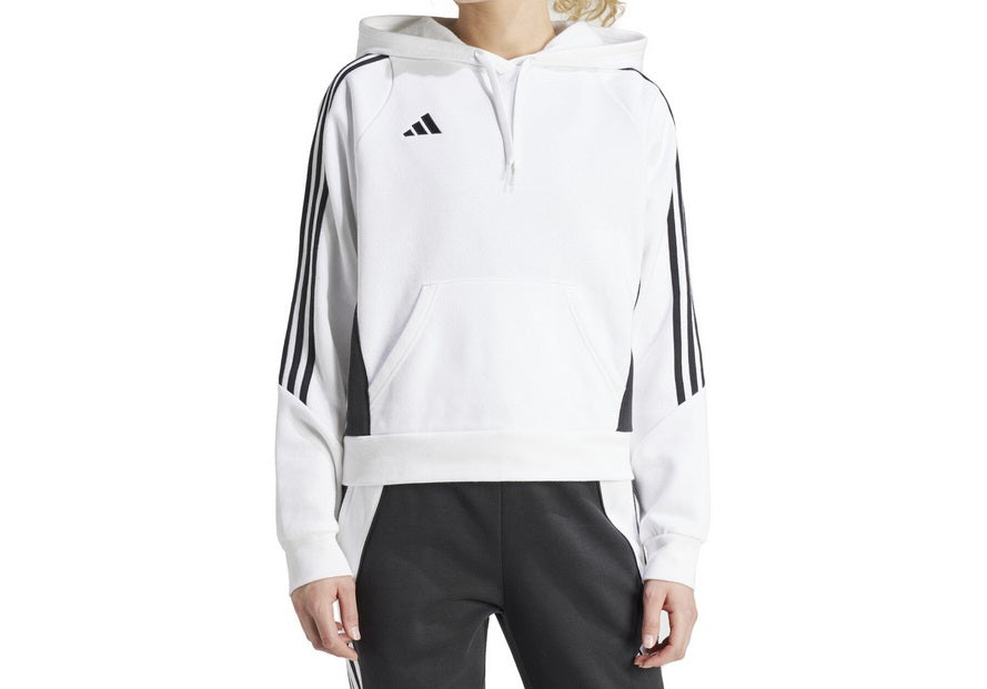 Sweatshirt à capuche femme adidas Tiro Blanc 2024