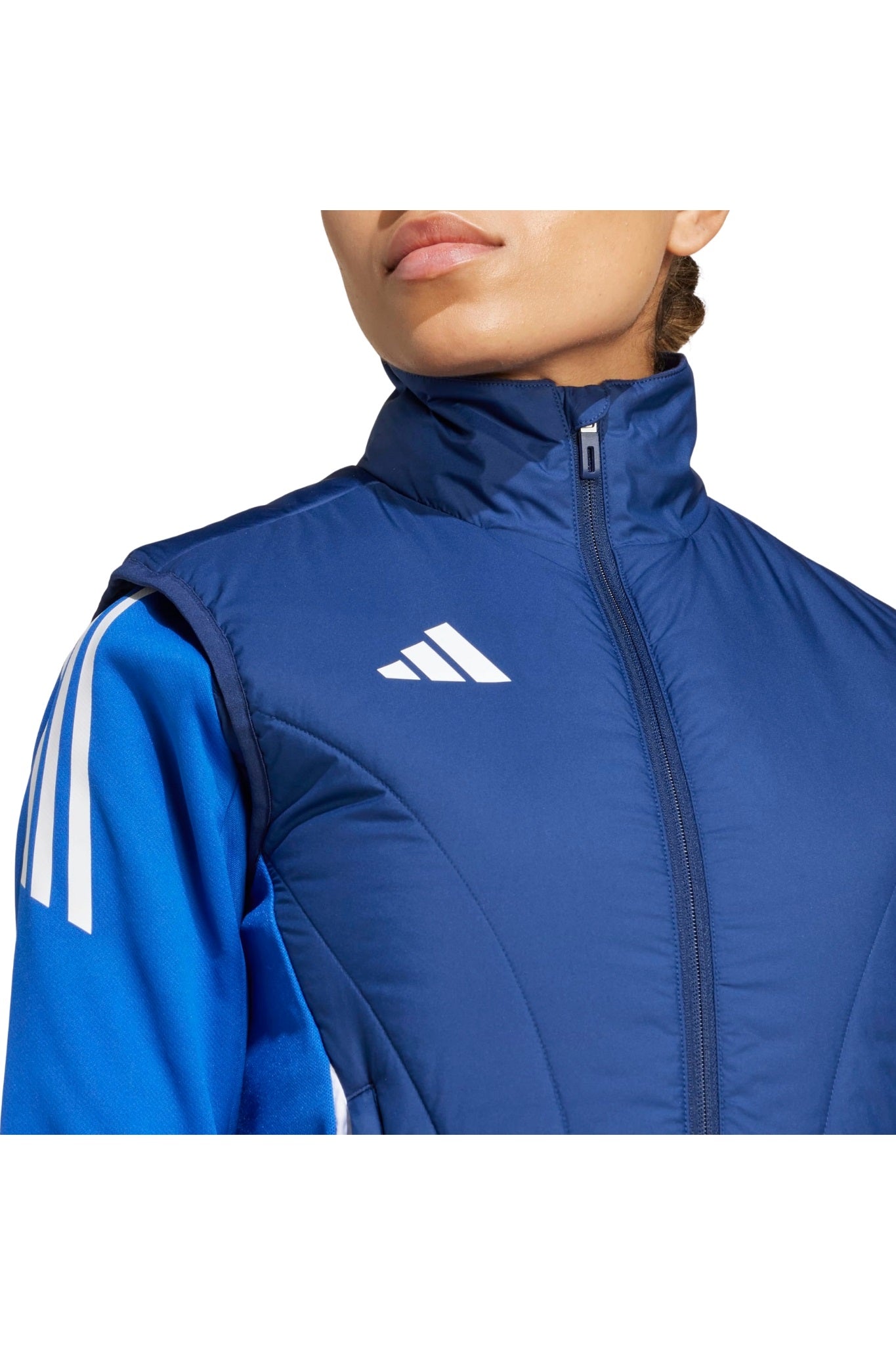 Veste sans manche femme adidas Tiro 24 Competition Bleu
