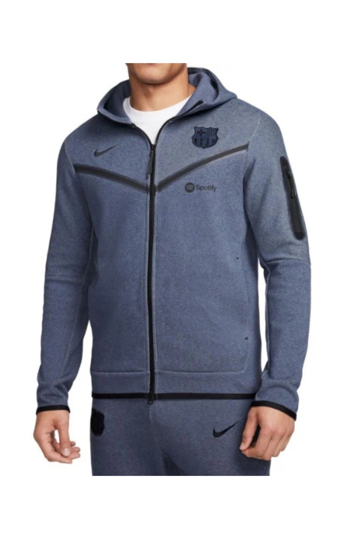 Veste à capuche Third FC Barcelone Tech Fleece 2024