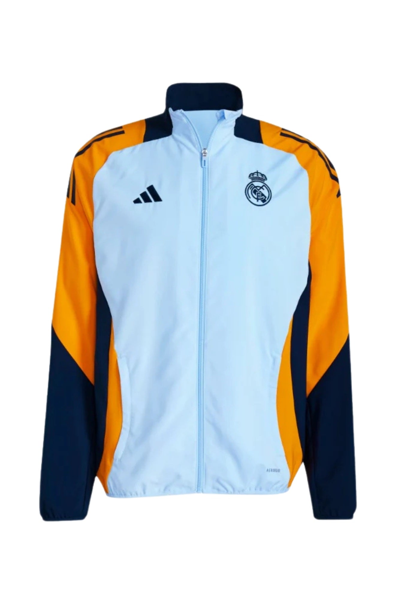 Veste de survetement Real Madrid 2024 2025 Bleu Jaune